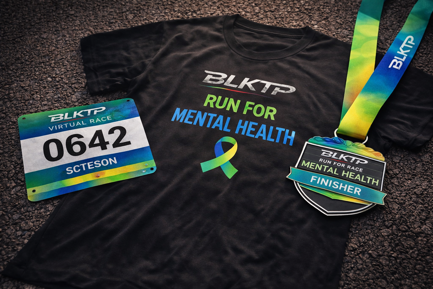 BLKTP Run For Mental Health – Virtual Race Kit
