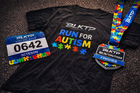 BLKTP Run For Autism – Virtual Race Kit