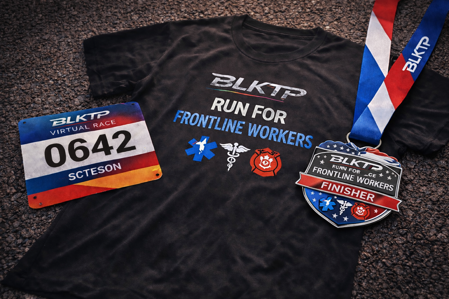 BLKTP Run For Frontline Workers – Virtual Race Kit